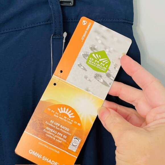 NWT Columbia Omni Shade Fir Ridge Hiking Outdoor Trail Pants 34x30 50 UPF - Picture 3 of 8